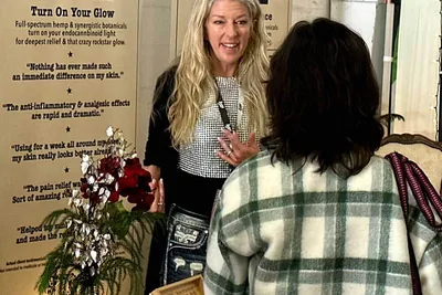 Heather Reillly Hiemstra, founder Rockstar Blends | Winterdelic 2024 expo